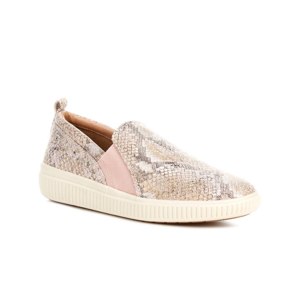 Nurture Brayline Snake Leather Slip-On Sneaker 8.5